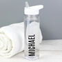 Personalised Name Water Bottle, thumbnail 1 of 6