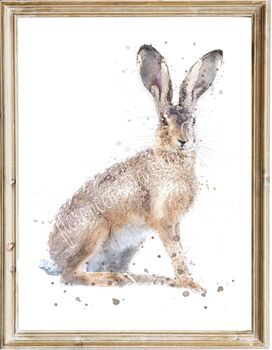 Trio Of Fine Art Hare Prints, 4 of 5