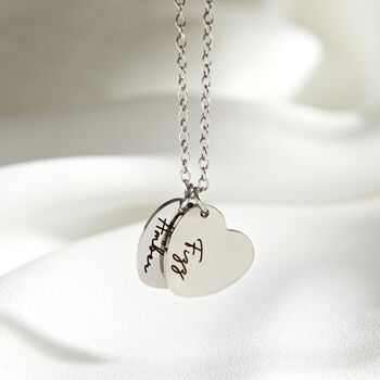Personalised Heart Pendant Necklace Gift, 7 of 10