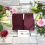 Burgundy Wedding Tie Set, thumbnail 9 of 10