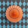 Peach Paper Fan Hanging Decoration, thumbnail 1 of 8