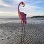 Metal Pink Flamingos For Garden, thumbnail 4 of 7