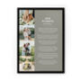 Personalised Wedding Photos And Text Art Print, thumbnail 10 of 12