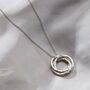 Personalised Textured Russian Ring Necklace, thumbnail 5 of 8