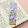 Personalised Floral Bookmark Teacher Gift, thumbnail 2 of 2