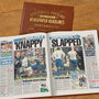 Portsmouth Fc Personalised Football Gift Pompey Newspaper History Book, thumbnail 6 of 11