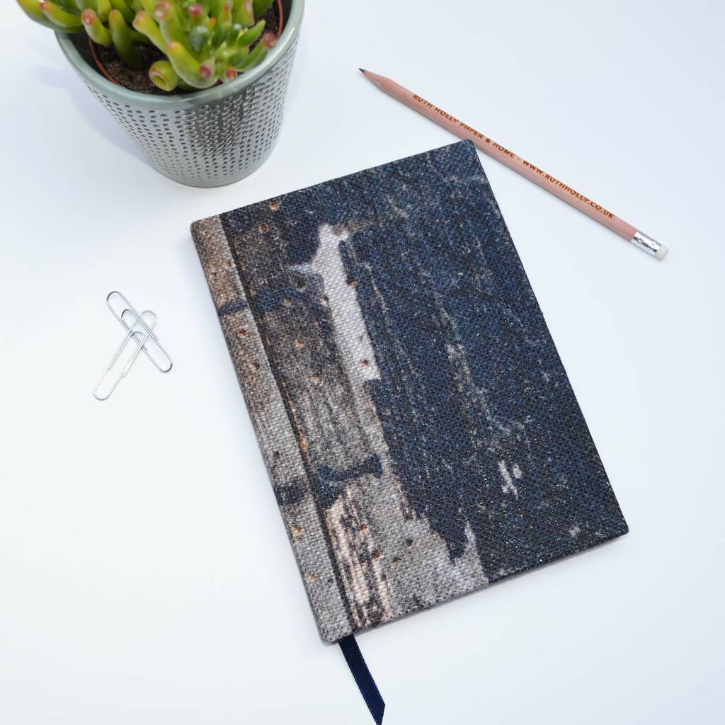 Luxury Fabric Linen Notebook A5 By Ruth Holly
