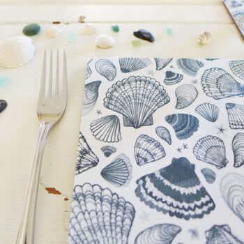 Set Of Four Seashells Placemats, 2 of 6