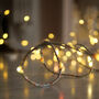 Festive Liberty Print Fairy Lights, thumbnail 2 of 9