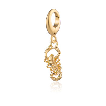 Scorpion Charm Necklace, Sterling Silver Or Gold Plated, 6 of 11