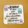 Personalised Jellyfish Coaster, thumbnail 1 of 2