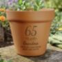 Personalised Birthday Terracotta Plant Pot, thumbnail 2 of 3