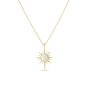 White Opal Northernstar Sterling Silver Necklace, thumbnail 11 of 12