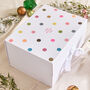 Personalised Polka Dot Christmas Gift Box, thumbnail 1 of 2