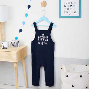 personalised baby dungarees
