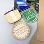 Personalised Congratulations Race Time Medal, thumbnail 11 of 12