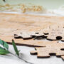 Wooden Puzzle Wedding Guest Book Alternative, thumbnail 5 of 8