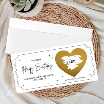 Birthday Scratch Card, Personalised Birthday Scratch To Reveal, 4 of 12