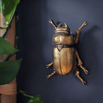 Gold Beetle Wall Ornaments, 9 of 10