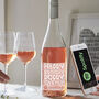 Personalised Rosé Wine With Spotify Playlist, thumbnail 3 of 6