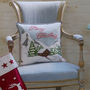 Christmas Alpine Chalet Cushion, thumbnail 1 of 3