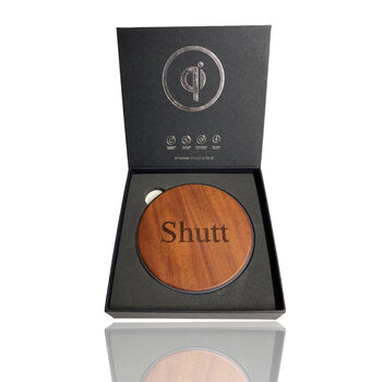 Personalised Wireless Hardwood Phone Charger, 7 of 11