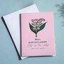 May Birth Flower Lily Of The Valley Card, thumbnail 2 of 2