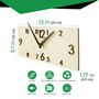 Scandi Design Minimalistic Natural Eco Wall Clock, thumbnail 5 of 10