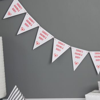 Personalised Baby Shower Bunting, 3 of 10