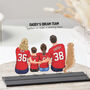 Custom Dad Dream Team Football Shirt Plaque, thumbnail 1 of 12