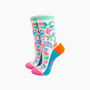 Tropical Rainforest Parrot Bamboo Socks In Multi, thumbnail 1 of 4
