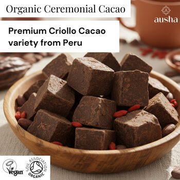 Organic Ceremonial Grade Cacao Paste 200g UK Certififed Organic By Soil Association, 3 of 10