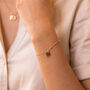 Personalised Mixed Beaded And Chain Pastille Bracelet, thumbnail 1 of 4