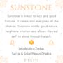 Sunstone Crystal Earrings, thumbnail 5 of 9
