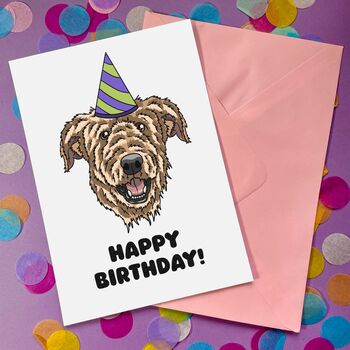 Personalised Miniature Airedale Terrier Mother's Day Card, 7 of 12