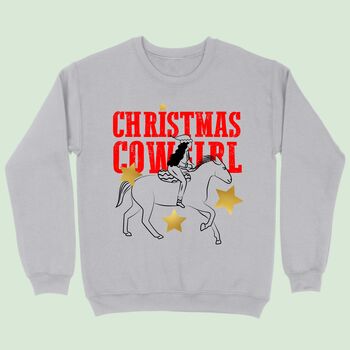 Christmas Cowgirl Sweatshirt, 2 of 2