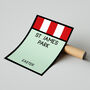 St James Park Monopoly Exeter Football Print, thumbnail 2 of 2