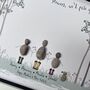 Personalised Welly Boot Family Pebble Picture, thumbnail 4 of 6