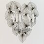 Bespoke Heart Shaped Palm Leaf Artwork, thumbnail 2 of 4