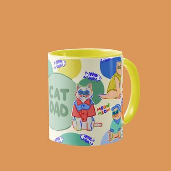 Cat Dad Coffee Mug – Father’s Day Gift, Pet Owner Gift, 3 of 3