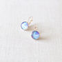 Blue And Magenta Galaxy Earrings, thumbnail 5 of 8