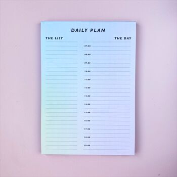 Daily Time Blocker Notepad, 2 of 2