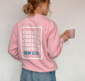 Coffee Gin Club Sweatshirt, 5 of 7