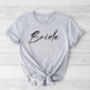 Bride To Be Tshirt In Pink, thumbnail 3 of 4
