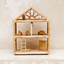 Heirloom Rattan Dolls House With Mini Furniture Set, thumbnail 2 of 5