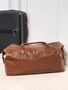 Personalised Leather Look Nuhide Pu Leather Weekender, thumbnail 1 of 7