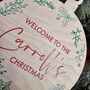 Personalised Oversize Wooden Bauble, thumbnail 3 of 9