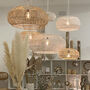 Small White Rattan Lampshade, thumbnail 7 of 7