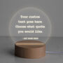Personalised Motivational Quote Mini Desk Lamp, thumbnail 1 of 9