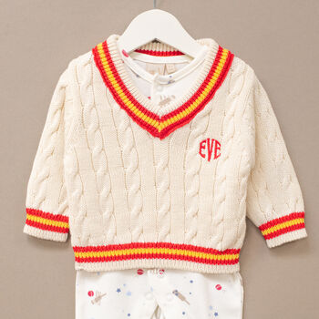 Little Cricket Star Babygrow And Hat Gift Set, 3 of 11